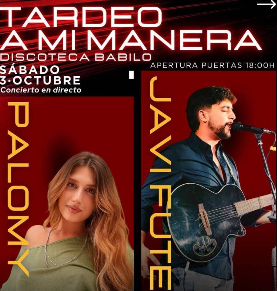 Tardeo A Mi Manera con Palomy y Javi Fute en San Sebastián de los Reyes