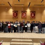 Homenaje a los alumnos del IES Pintor Antonio López que han logrado el doble título de Bachiller y Baccalauréat
