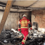 Incendio en un ático de la Travesía de Huesca de Alcobendas