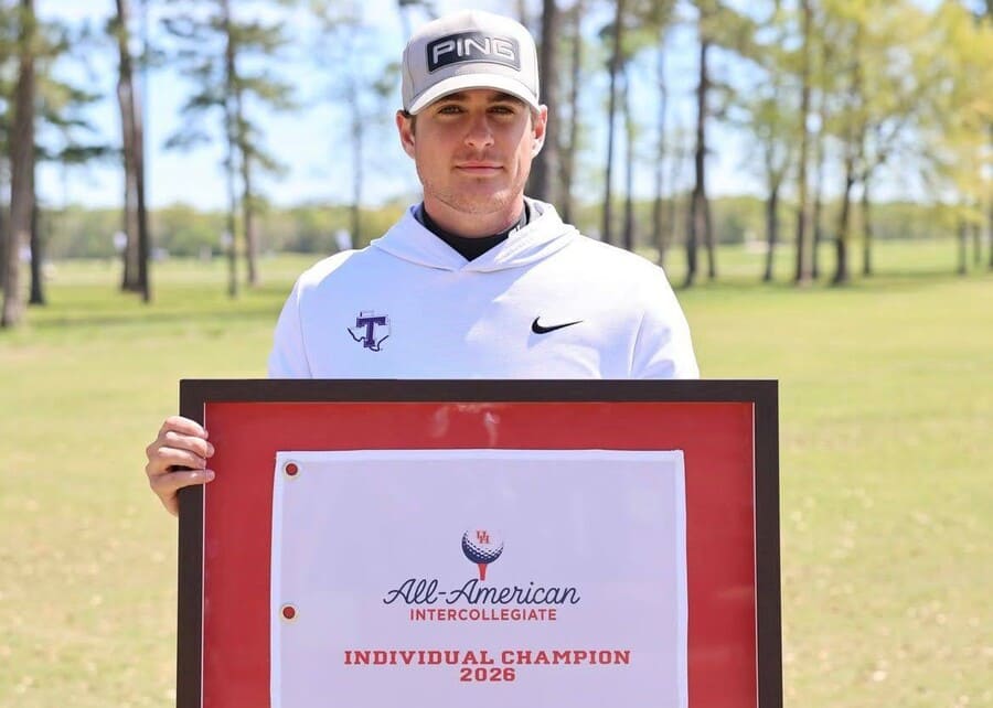 Álvaro Pastor Román golfista amateur de San Sebastián de los Reyes en la NCAA 2026