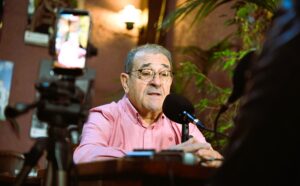 Teófilo Sanz en la Asociación de los Pastores del Encierro ,presidente de la federación de peñas