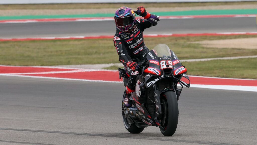 Jorge Martín disfruta del 'rodeo' en Austin
