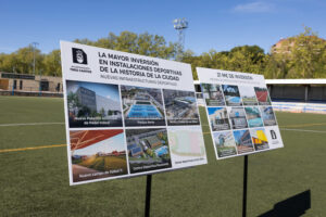 Campo de fútbol Jaime Mata en Tres Cantos tras su modernización sostenible