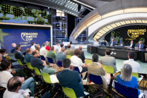 Equipos internacionales en la Tres Cantos Cup 2026 disputando partidos de fútbol base