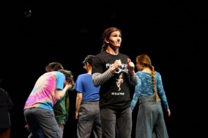alumnos en clases de la Escuela Municipal de Teatro de Tres Cantos