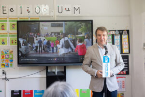 Obras de mejora en colegios públicos de Tres Cantos con una inversión municipal de 2,5 millones de euros para modernizar aulas e instalaciones.