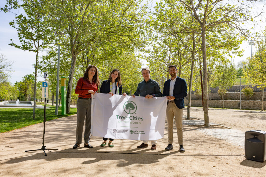 Tres Cantos, reconocida por segundo año consecutivo como 'Ciudad Arbórea del Mundo