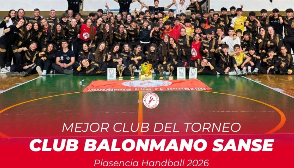 El Balonmano Sanse triunfa en el torneo Plasencia Handball 2026