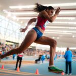La sansera Naiala Pedro Pérez se proclama campeona de España sub-20 de 200 metros lisos