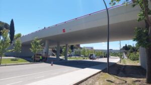 Obras finalizadas en los puentes que conectan Tres Cantos con la M-607
