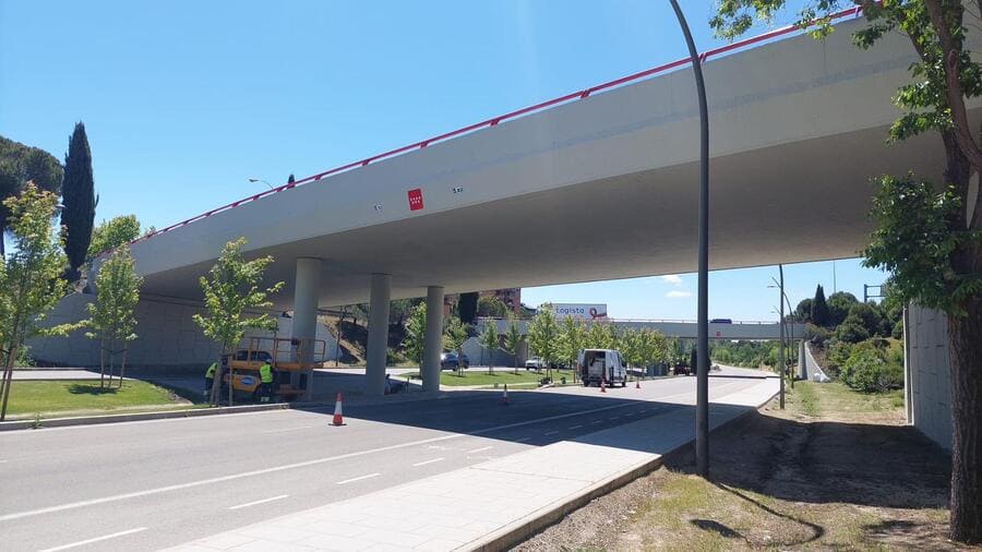 Obras finalizadas en los puentes que conectan Tres Cantos con la M-607