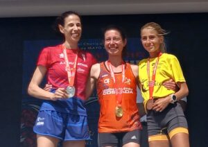 Alejandra Sánchez, del Club Atletismo San Sebastián de los Reyes – Clínica Menorca, se gana el bronce en el Campeonato de Madrid de media maratón