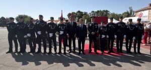 Nuevos agentes de Policía Local de Tres Cantos durante la entrega de diplomas en el IFISE.