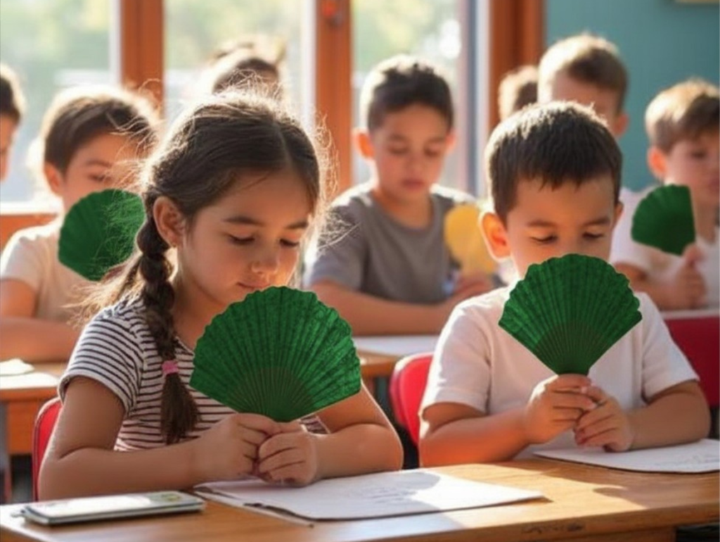 Izquierda Independiente muestra su preocupación por las altas temperaturas que hay en los colegios de San Sebastián de los Reyes