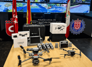 Policía Local de San Sebastián de los Reyes presenta dos nuevos drones de última generación.