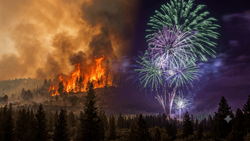 Ecologistas en Acción pide suspender los fuegos artificiales en San Sebastián de los Reyes por el riesgo extremo de incendios.