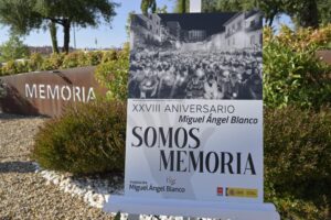 San Sebastián de los Reyes acoge el homenaje a Miguel Ángel Blanco en el 29º aniversario de sus asesinato