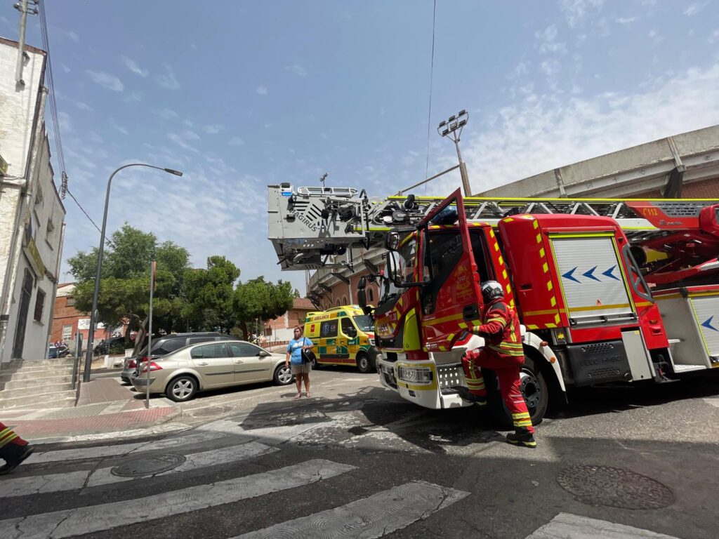 Última hora: Incendio en la calle Bilbao de San Sebastián de los Reyes