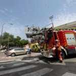 Última hora: Incendio en la calle Bilbao de San Sebastián de los Reyes
