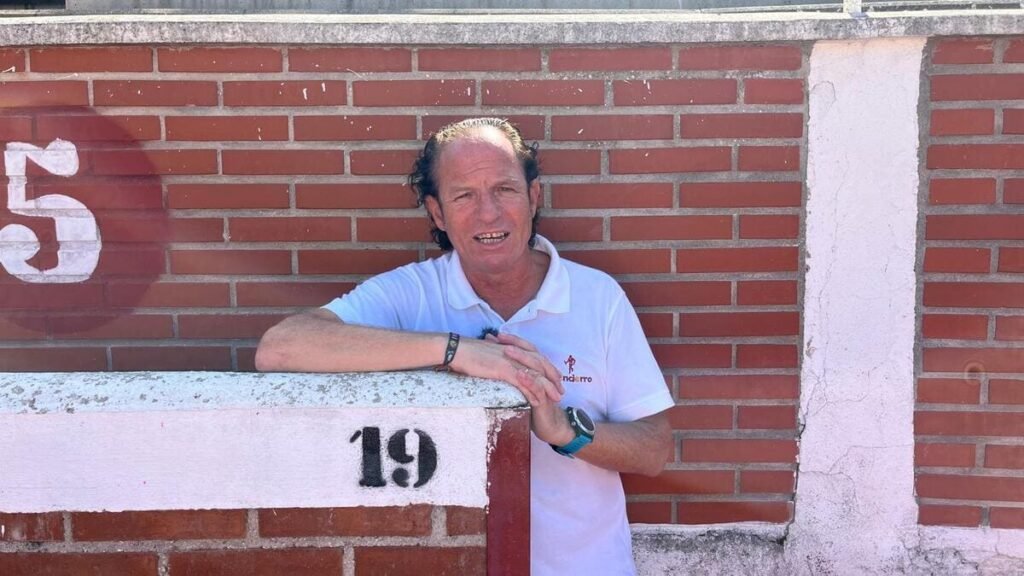 Miguel Ángel Castaner durante una entrevista sobre su trayectoria en el encierro de San Sebastián de los Reyes