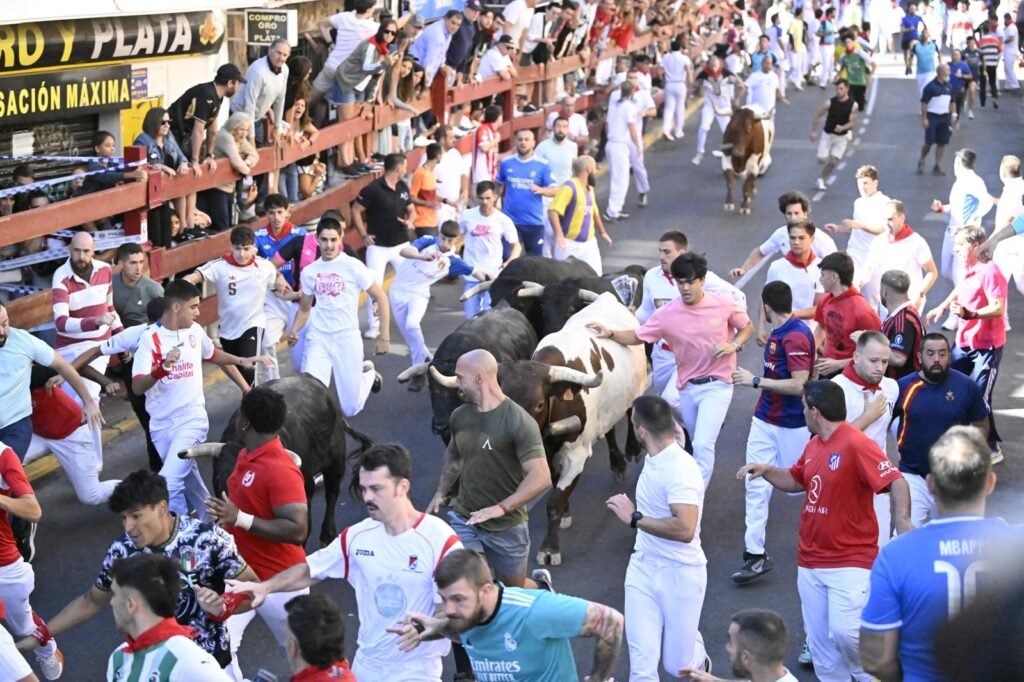 El séptimo encierro termina sin apenas incidencias y con grandes carreras