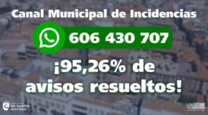 El Canal Municipal de Incidencias de San Sebastián de los Reyes cumple 3 años con un 95,26% de incidencias resueltas