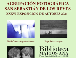 La biblioteca Marcos Ana acoge una exposición organizada por la Agrupación Fotográfica de San Sebastián de los Reyes