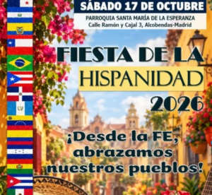 La Parroquia Santa María de la Esperanza de Alcobendas acogerá una celebración especial por la Fiesta de la Hispanidad 2026