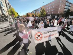 El Parlamento Europeo admite la petición contra el ruido de 'Sanse Sin Aviones'