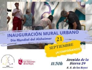AFA organiza una marcha y un mural urbano por el Día Mundial del Alzheimer
