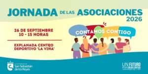 La Jornada de las Asociaciones reunirá el 26 de septiembre a más de 30 colectivos de San Sebastián de los Reyes