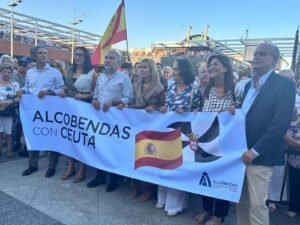 Miles de vecinos de Alcobendas y Sanse mostraron su apoyo a Ceuta