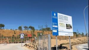 Parque Forestal Princesa Leonor de Alcobendas sobre el antiguo vertedero