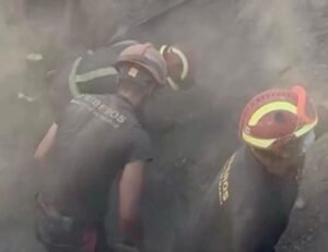 Accidente laboral en Alcobendas tras el derrumbe de un muro en una obra