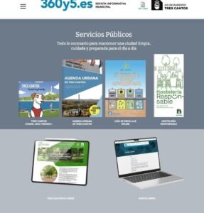 Nueva guía digital Tres Cantos a tu alcance con los servicios municipales