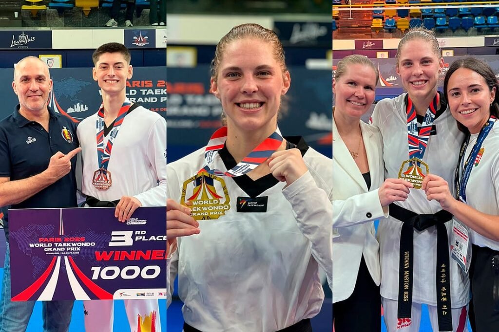 El club Hankuk de San Sebastián de los Reyes logra tres medallas en el Grand Prix de París
