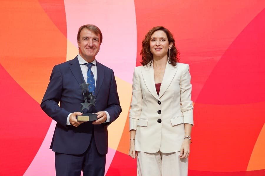 Jesús Moreno recoge el Premio Siete Estrellas del Deporte para Tres Cantos